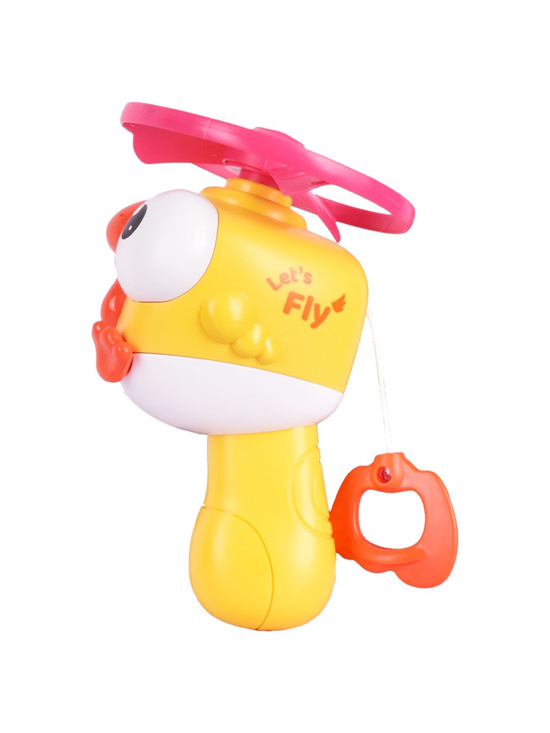 Flying Fan Saucer Toy | Pull Rope Flying Saucer Toy with Built-In Fan | Lightweight Plastic Flying Saucer for Outdoor Games | Flying Fan Saucer Toy with Pull Rope |  Fun Outdoor & Indoor Flying Disc Game for Kids & Adults