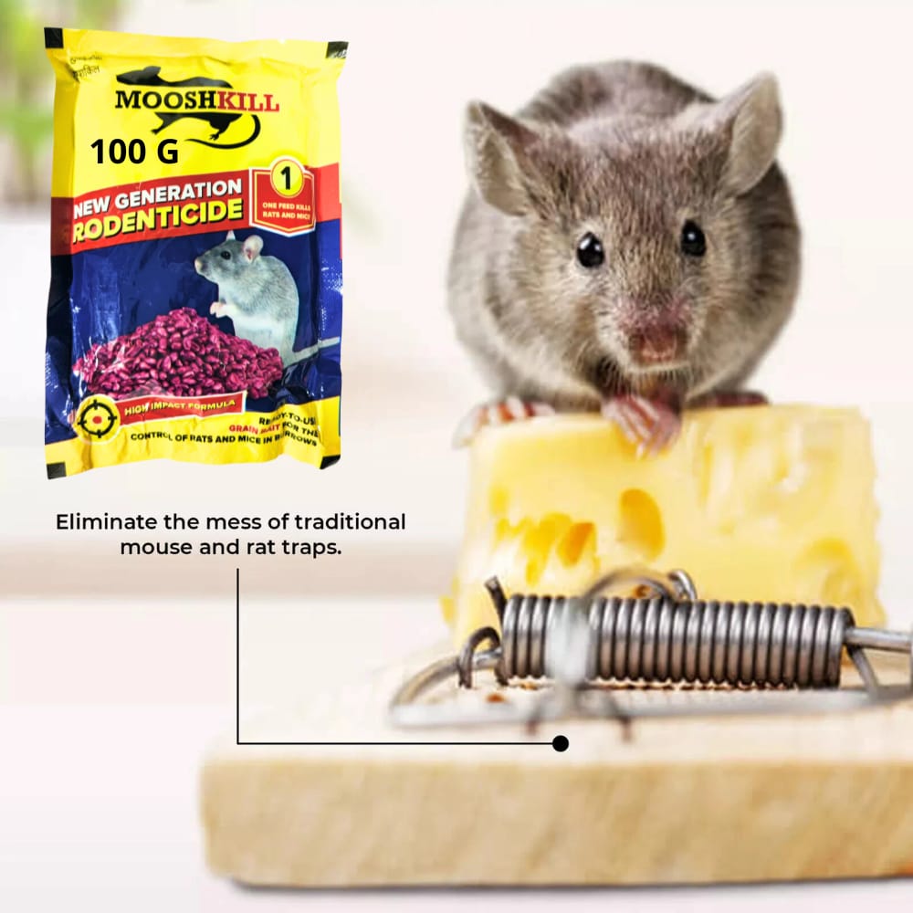 New Advanced Rat Killer Granules | Make Your Home Rats & Rodents Free | 100GM (Pack Of 1)