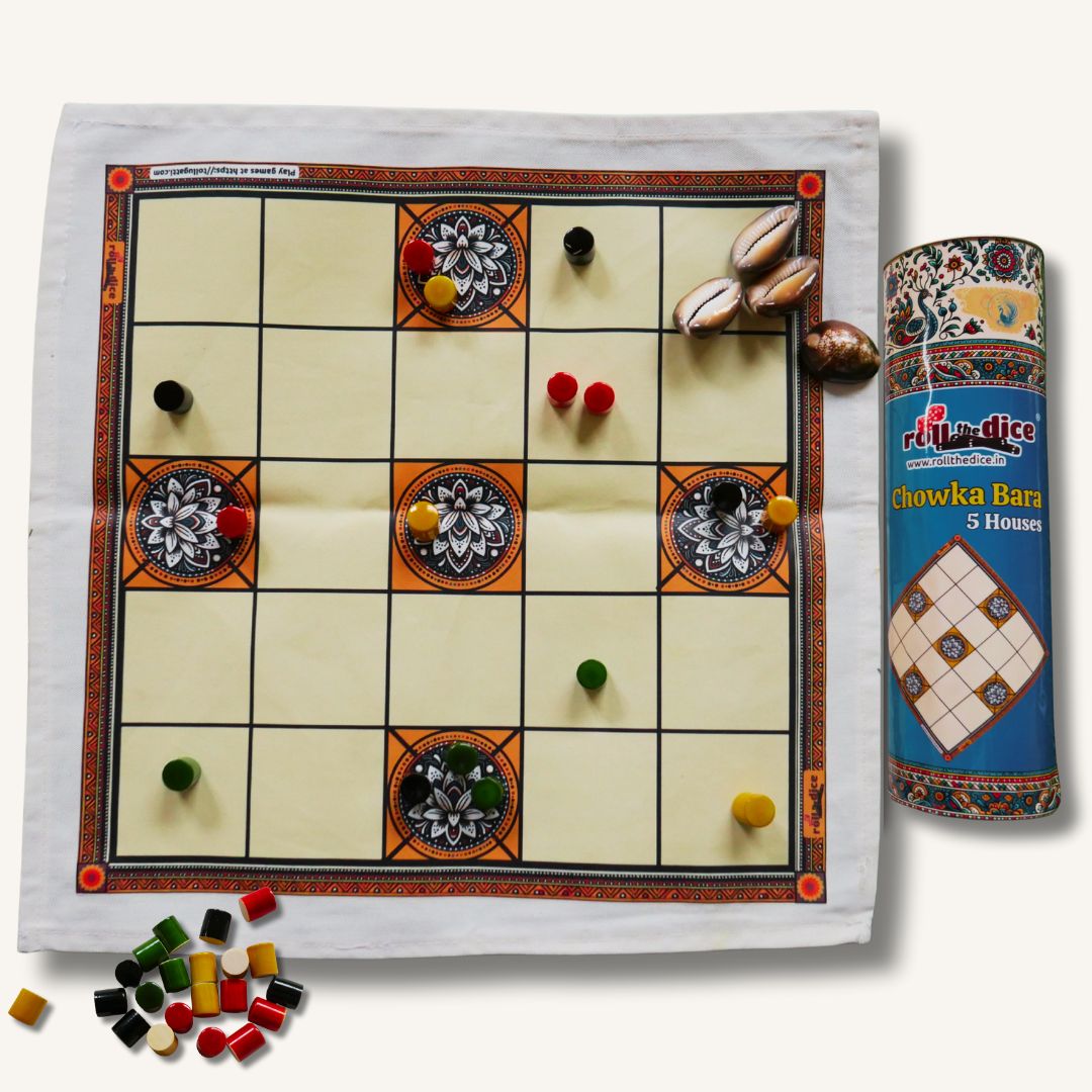 Classic Ashta Chamma 5 Houses Board Game