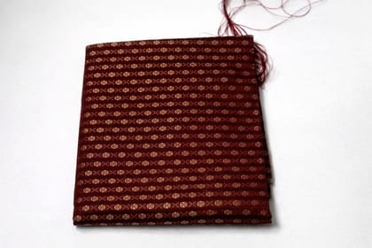 Maroon Zari Design Unstitched Fabric – 1 Meter Premium Traditional Ethnic Material