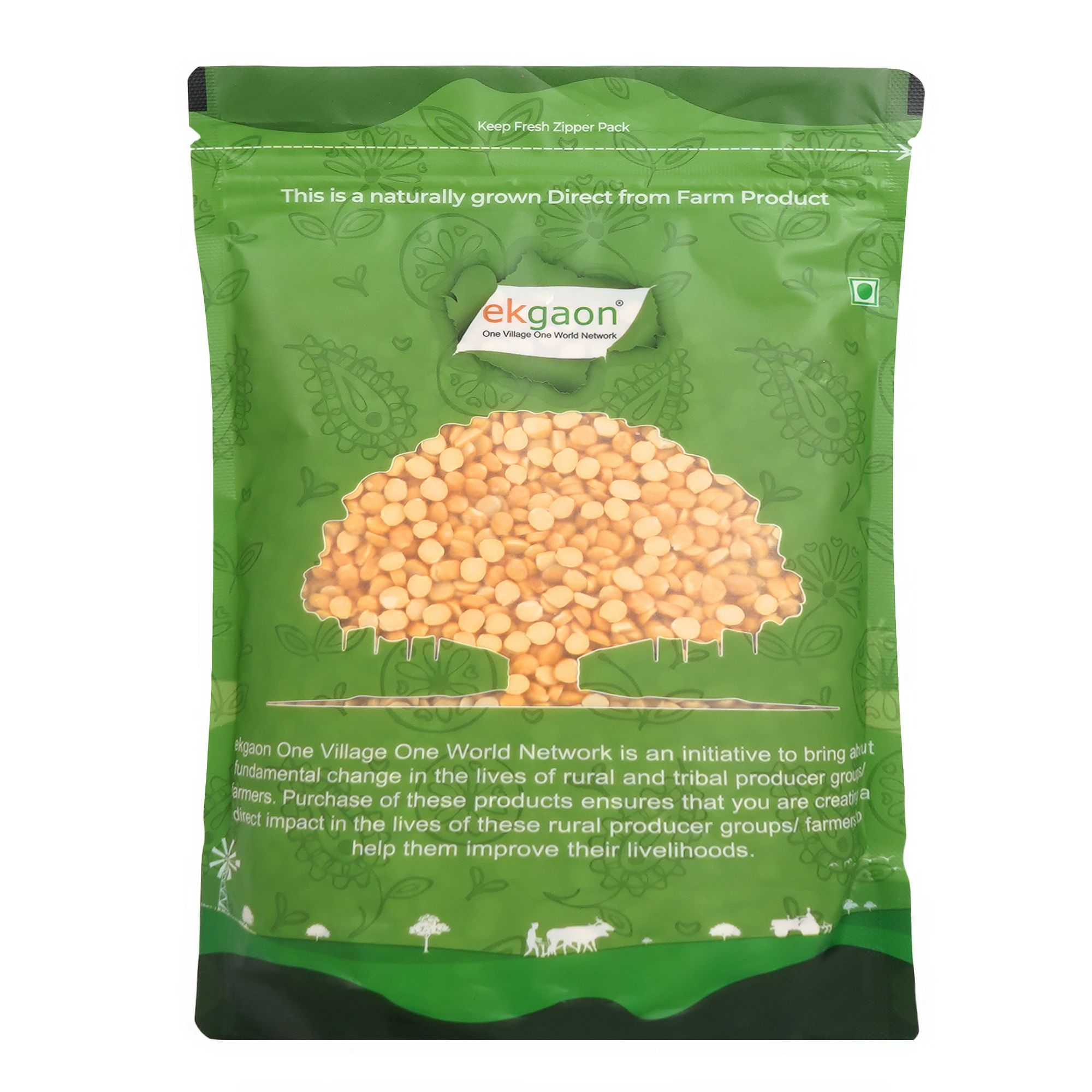Unpolished Desi Chana Dal (Split Bengal gram) 500 Gms