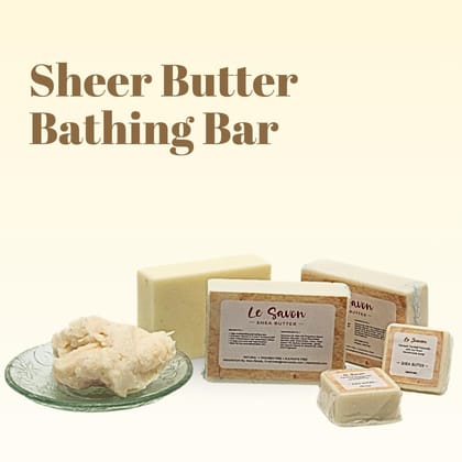  Le Savon Shea Butter - All Natural Moisturizing Soap for Dry and Dehydrated Skin