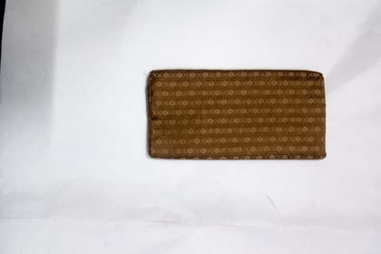 Sandal Brown Gold Butta Unstitched Blouse Piece | 1 Meter Soft Jacquard Fabric for Saree Blouse – Party & Daily Wear