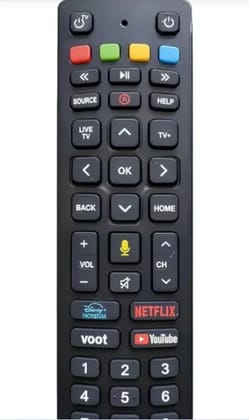 Jio Fiber Set Top Box Remote Bluetooth Voice Command Jio Tv Voice Control Smart Tv/android Tv 4k Tv, Set Top Box Remote Controller (pairing Required)