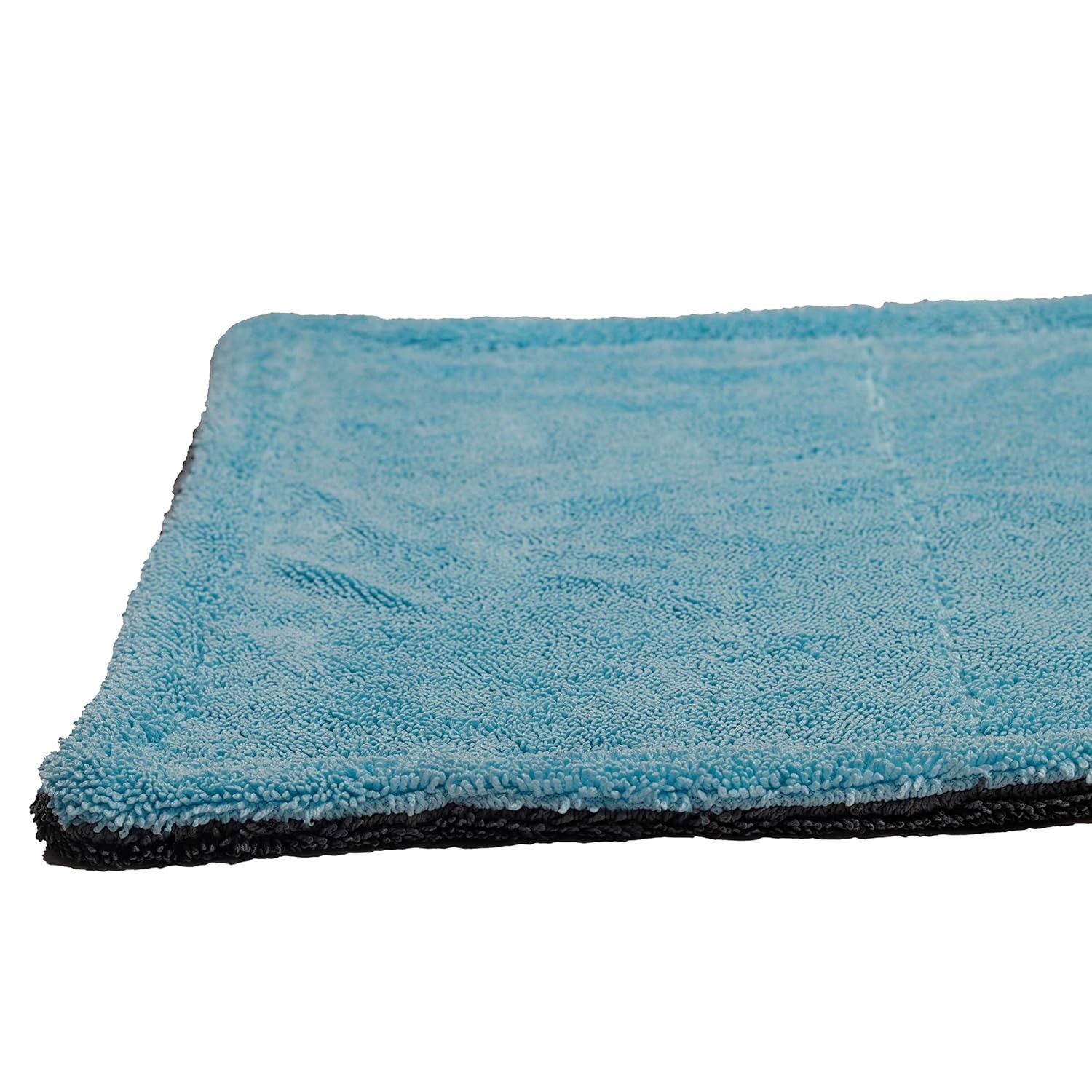 1200 GSM Microfiber Cloth for Car Drying and Detailing Super Absorbent Cleaning Cloth with Edgeless Design Twisted Loop Towel Plush Pile/Lint Free (40 x 40 cm)