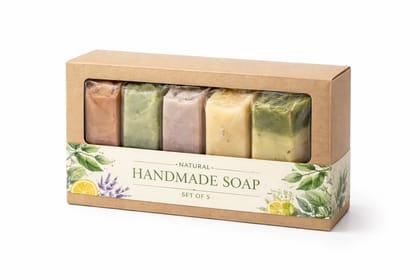 Artisanal Natural Soap Bars with Botanical Extracts - Variety Pack Artisanal Natural Soap Bars with Botanical Extracts - Variety Pack