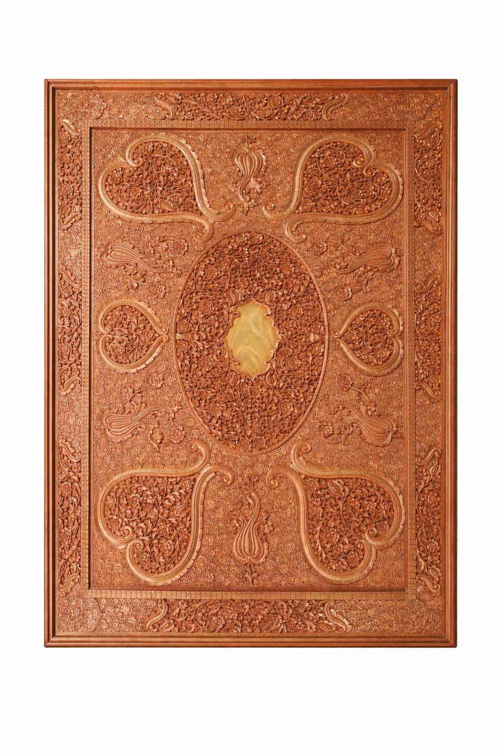 Intricately Hand-Carved Wooden Wall Hanging Home decor