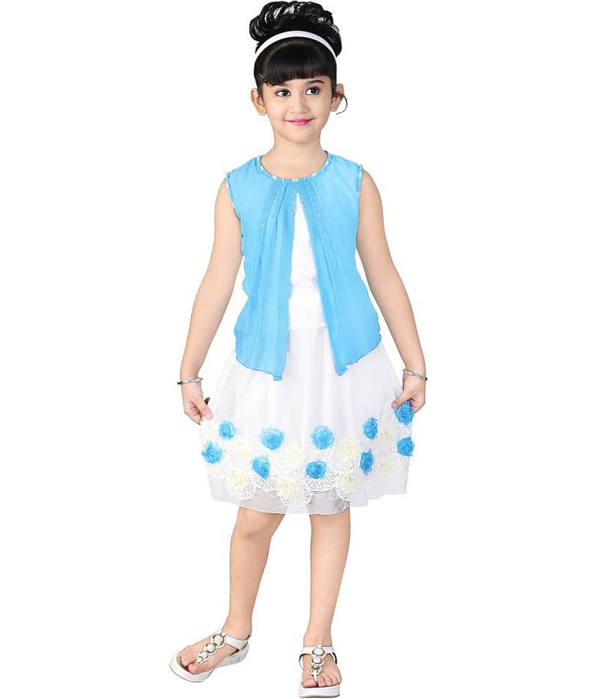 Zadmus Baby Girls Net Dresses ( Green )