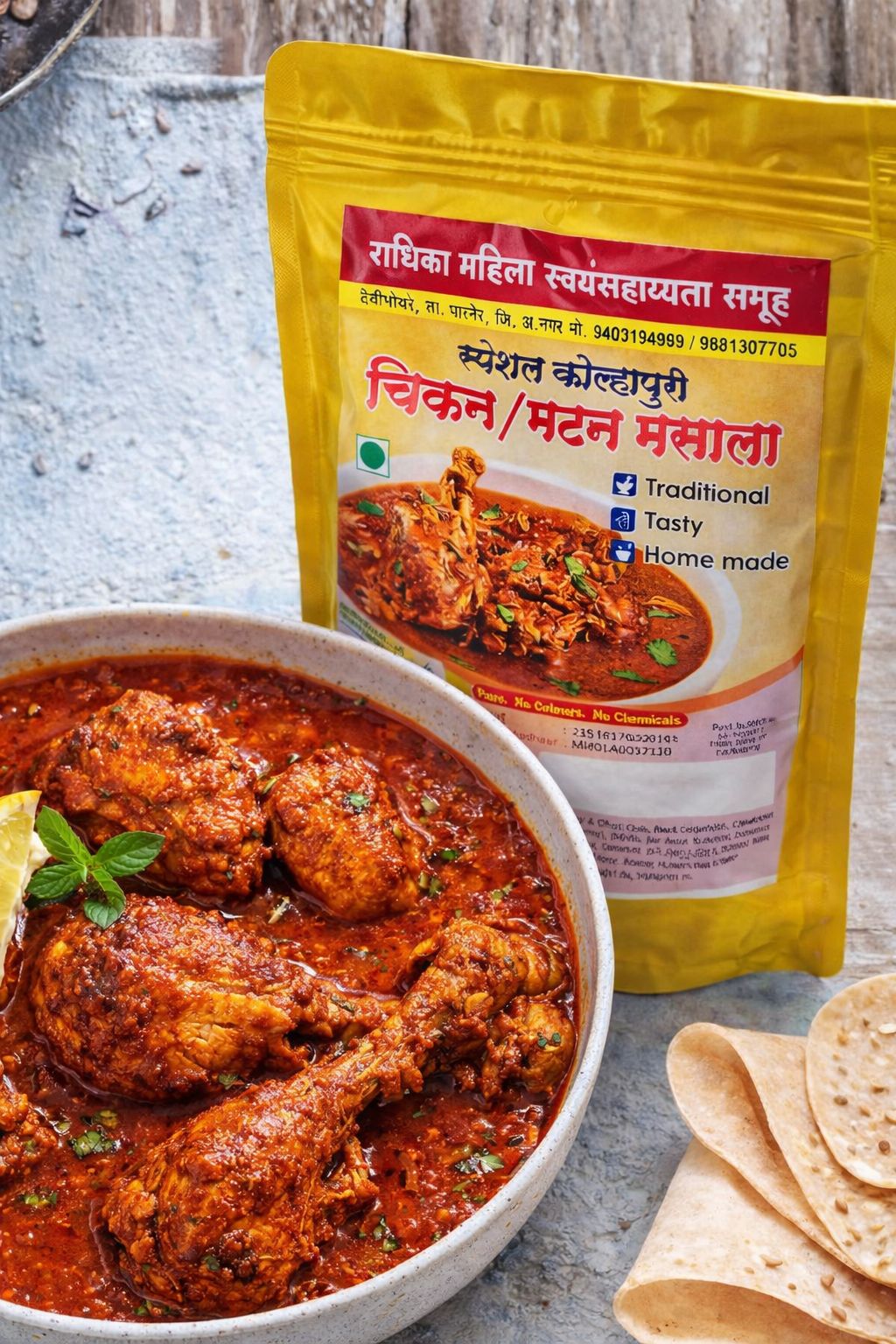 Special Kolhapuri Chicken/Mutton Masala