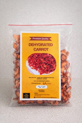 Premium Quality Dehydrated Carrot - 45gm Pack