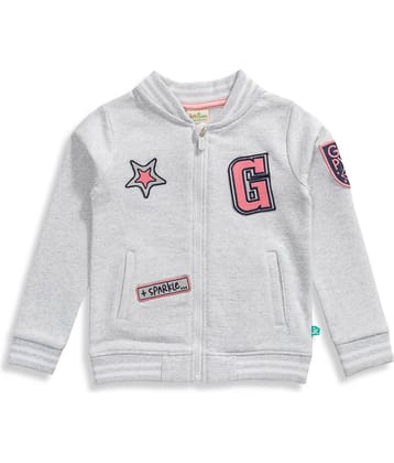 Juscubs Girls Cotton Sweatshirt ( Gray )