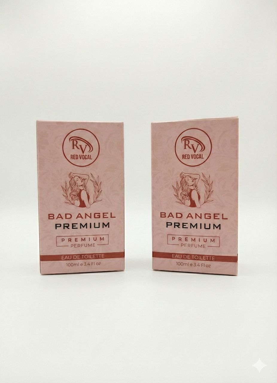 Red Vocal Bad Angel Premium Perfume Eau De Toilette for Women – 100ml Sweet, Sensual & Long-Lasting Set of 2 Fragrance