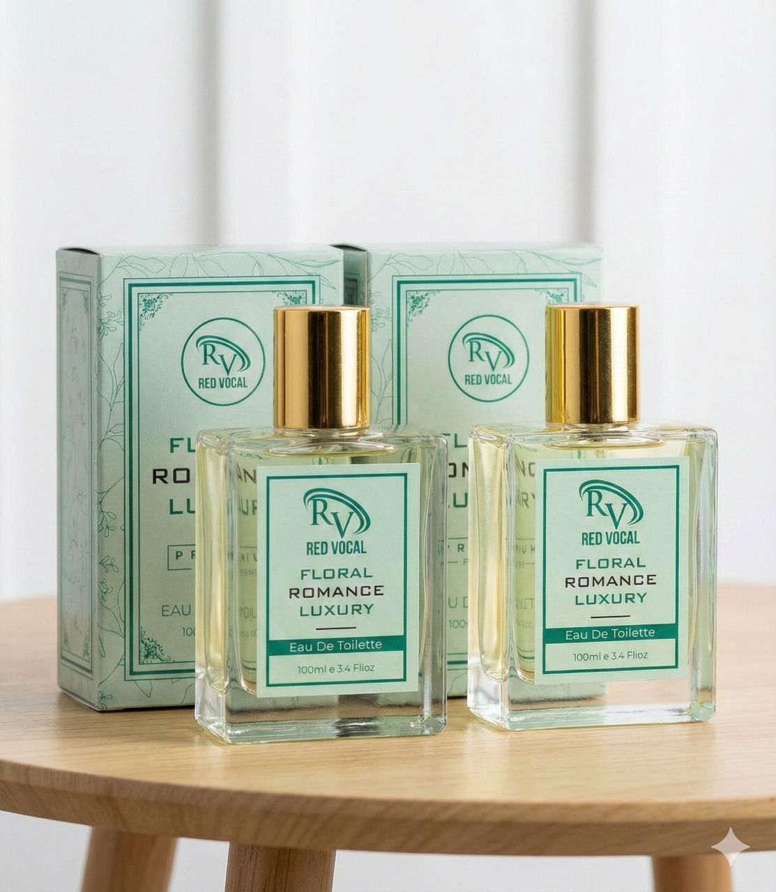 Red Vocal Floral Romance Luxury Premium Perfume Eau De Toilette – Women’s 100ml Elegant & Long-Lasting Set of 2 Fragrance