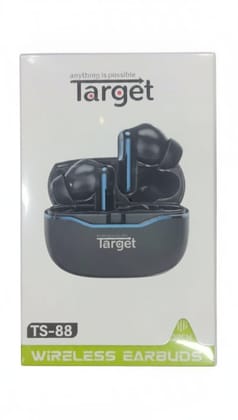 Target TS-88 Wireless Earbuds with Portable Charging Case - Black