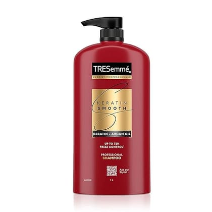 TRESemme Keratin Smooth+ Shampoo with Keratin Protein and Argan Oil (1 Liter)