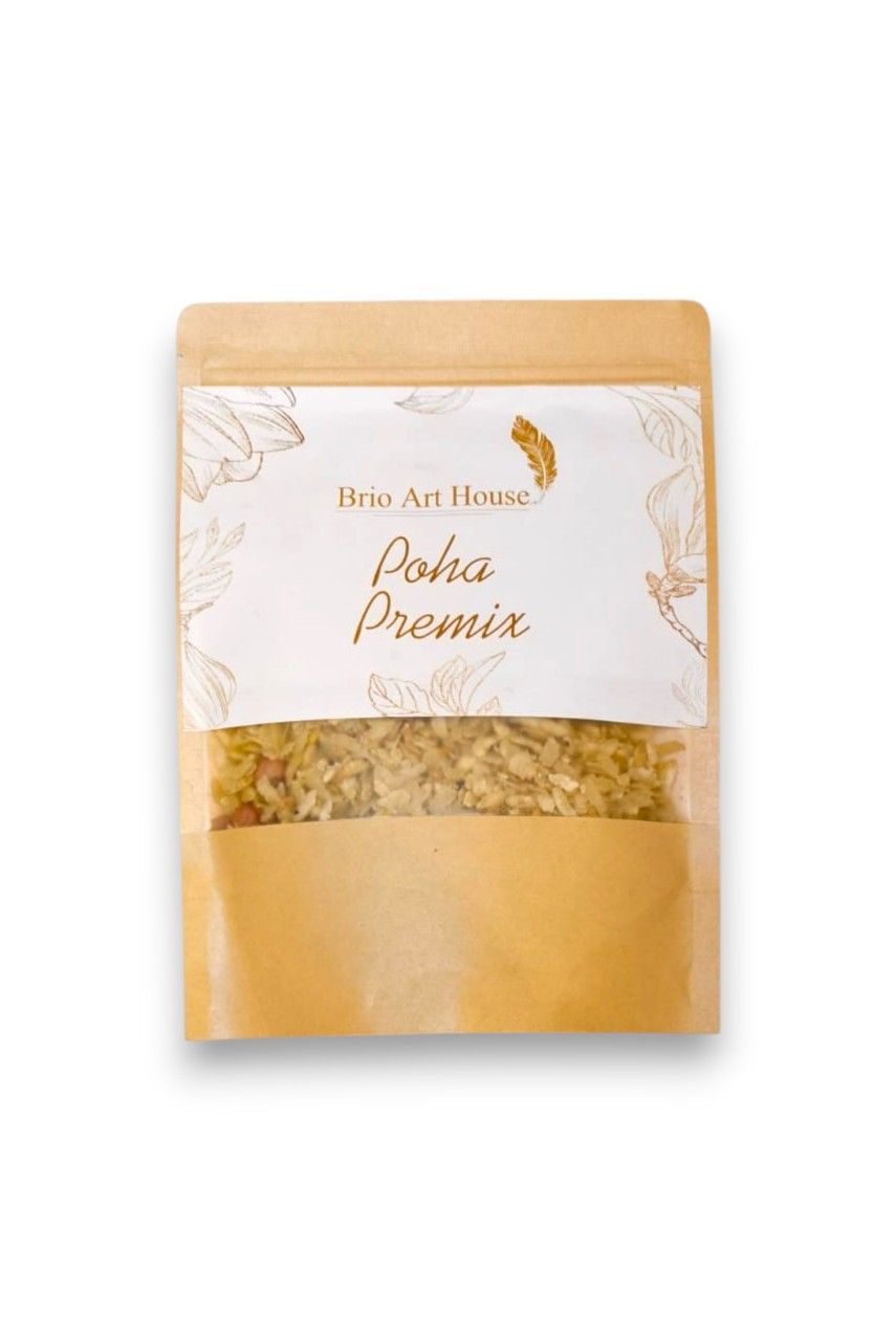 Brio Art House Poha Premix - Authentic Indian Flattened Rice Mix