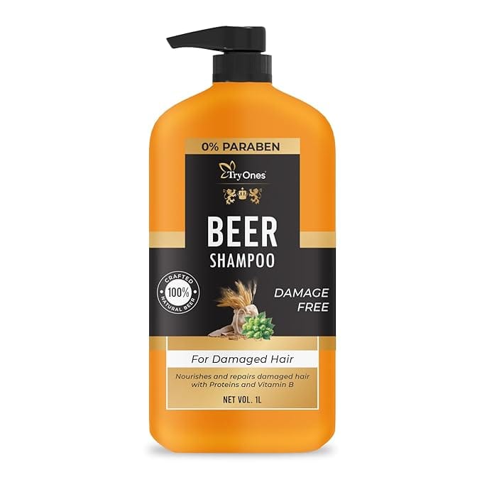 Beer Anti-Dandruff Shampoo | Removes Dandruff from Source | Helps with Itching, Irritation & Redness Accompanying Dandruff (1 Liter)