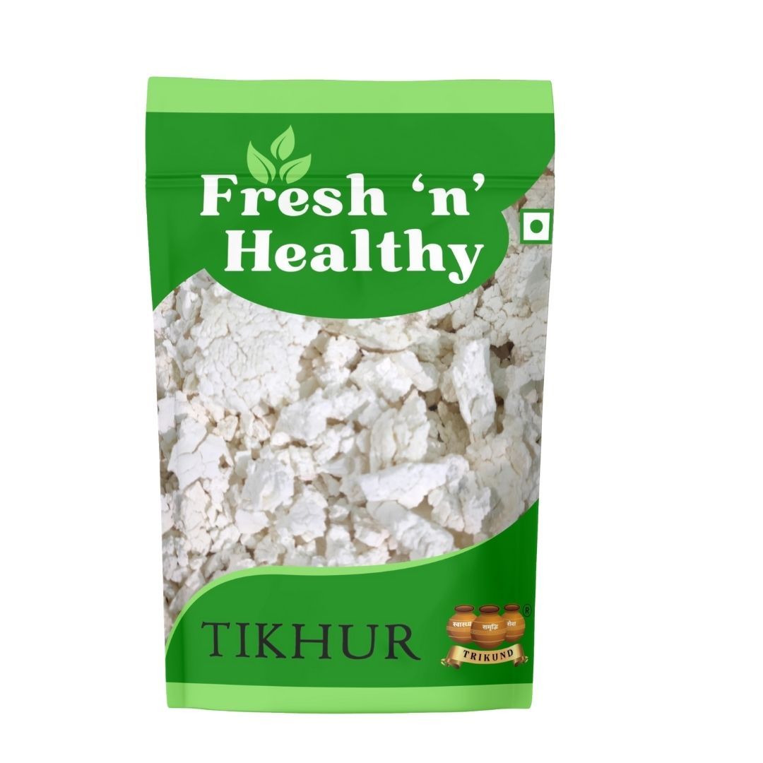 Fresh & Healthy Premium Triknd Tikur (Arrowroot Powder) - Natural Thickener & Gluten-Free Flour