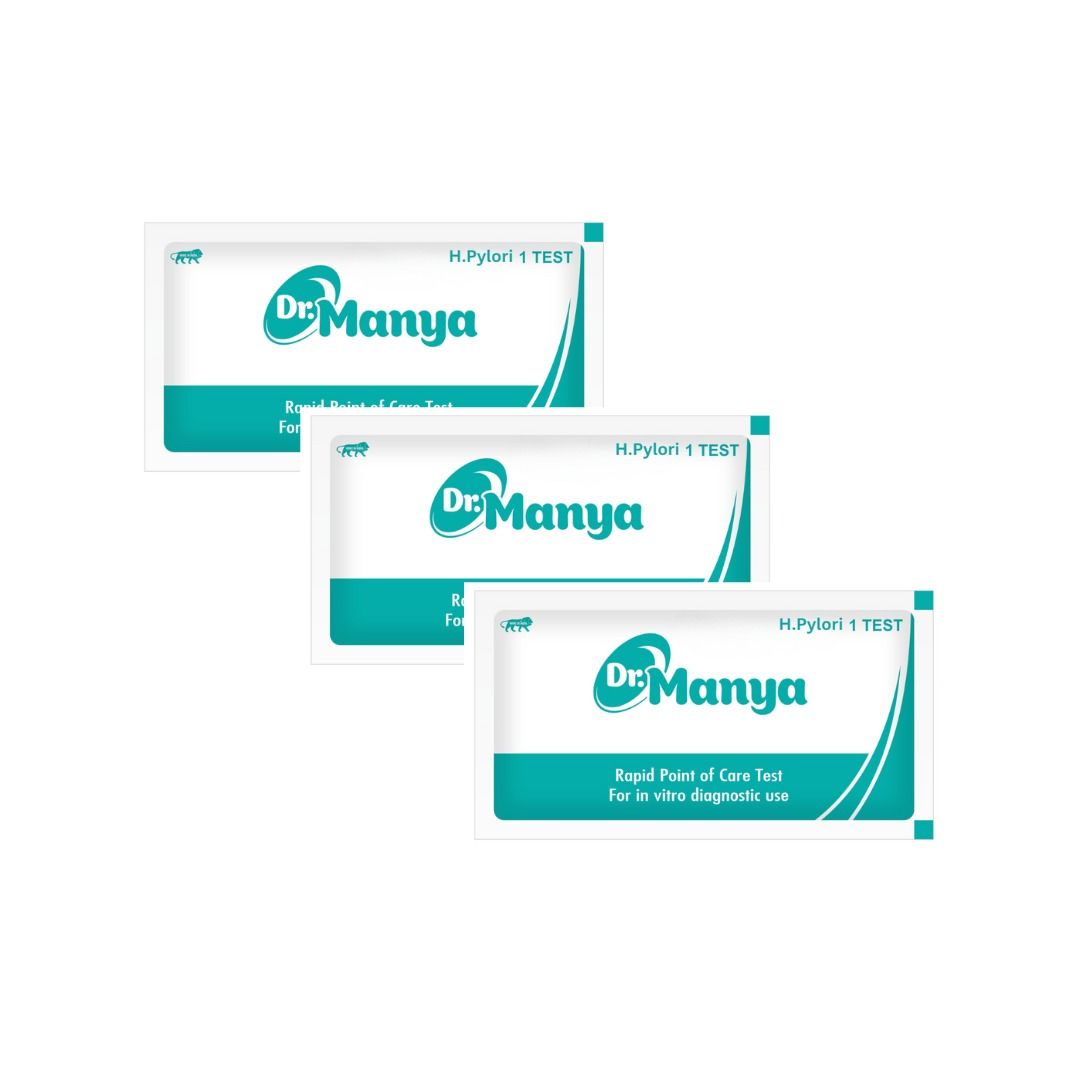 H. Pylori Rapid Test Kit Pack of 3Pcs  Easy Home Use Fast & Accurate Screening