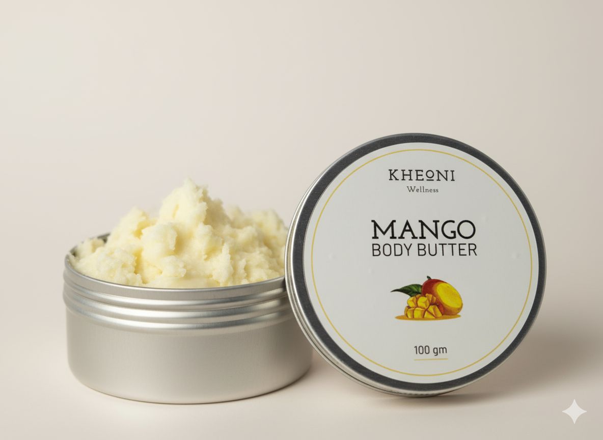 Natural Mango Body Butter Moisturizer Lotion For Dry Skin