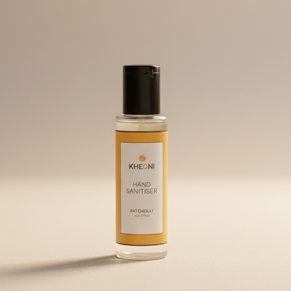 Natural Organic Hand Sanitizer with Pure Patchouli Essential Oil, 50ml
