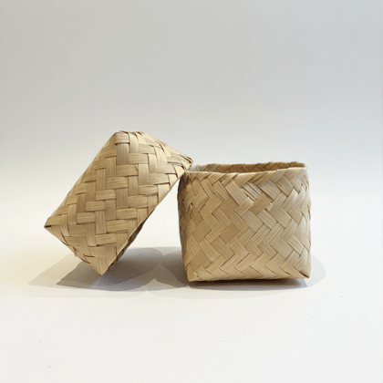 Traditional Palm Leaf Multipurpose Storage & Utility Box – Mittai Petti, For Home, Office, Gifting