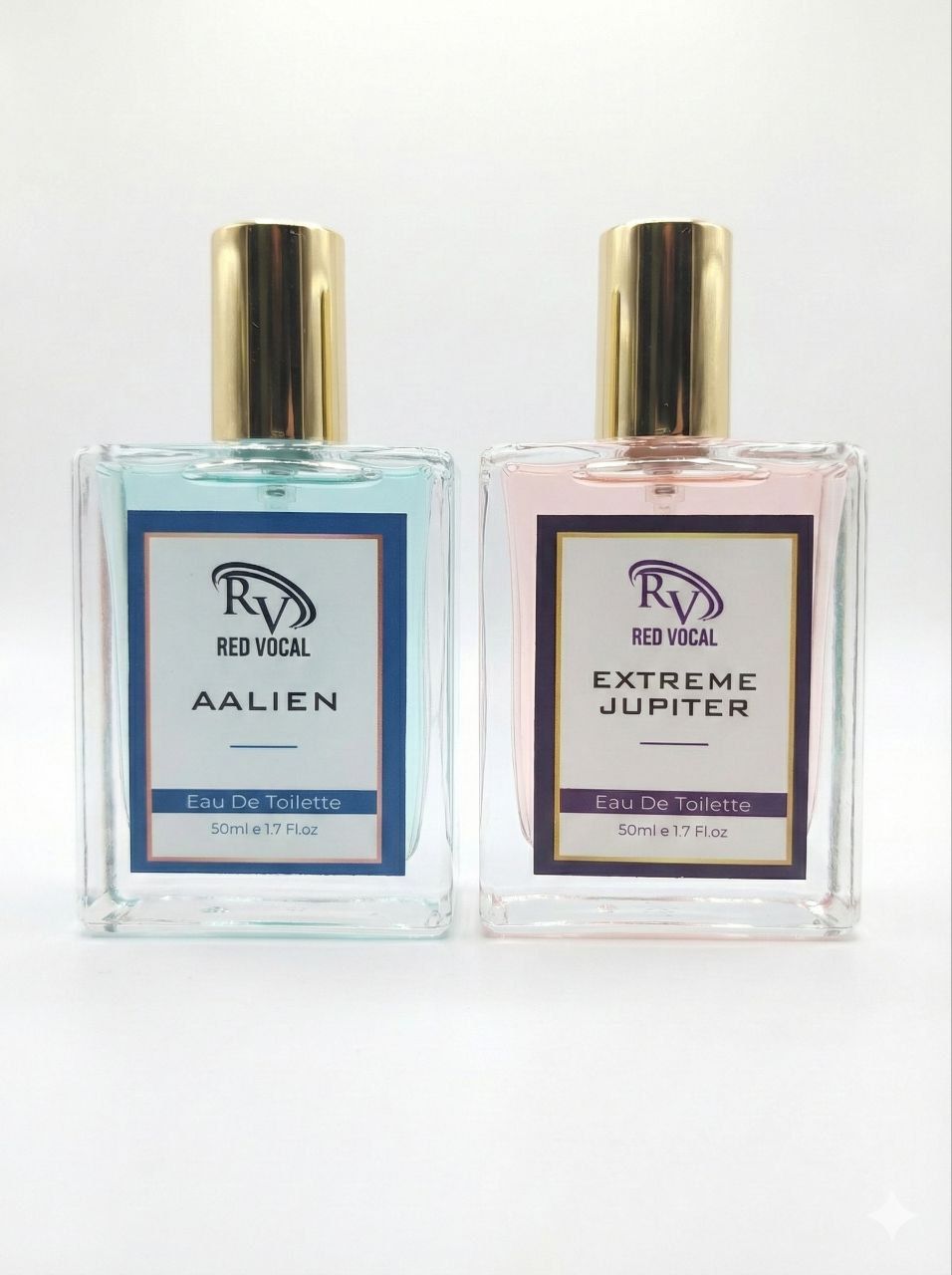 Red Vocal Aalien (Unisex) & Extreme Jupiter (Women) Premium Eau De Toilette Set – 2×50ml, Fresh, Fruity Floral & Long-Lasting Fragrances