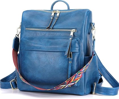 Stylish Suede Leather Anti Theft Women's Fashion Backpack