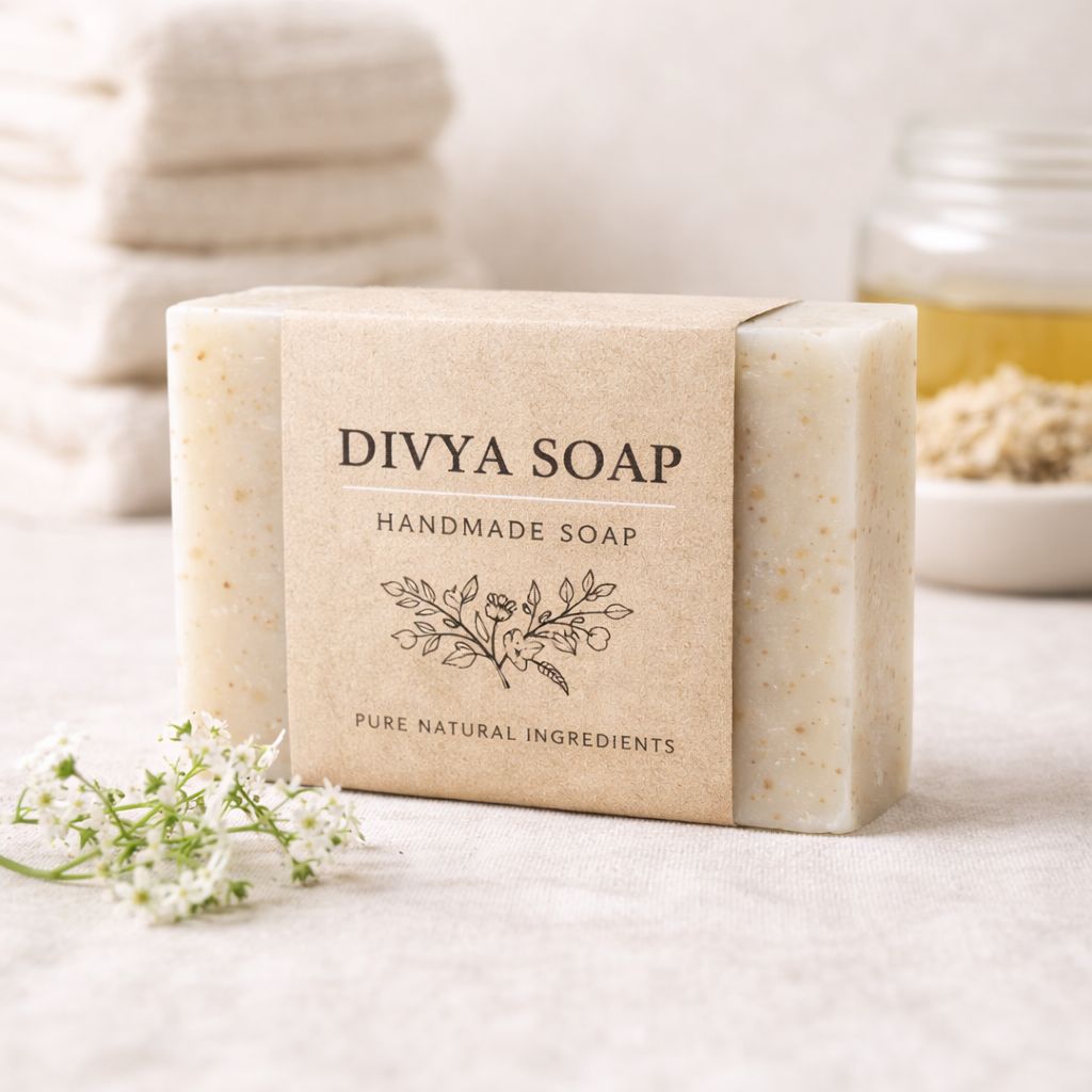 DIVYA SOAP Handmade Natural Ingredients Bar Soap