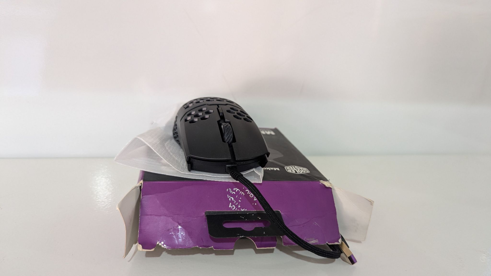 Cooler Master MM710 53g Ultra-Light Gaming Mouse | 16,000 DPI Optical Sensor | Matte Black | Open Box
