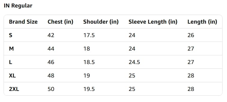 Size Guide