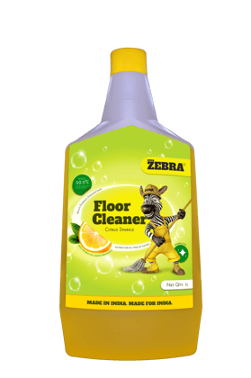 SUNA ZEBRA Floor Cleaner Citrus Sparkle - 1L Multi-Surface Disinfectant