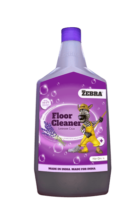Suna Zebra Multi-Surface Disinfectant Floor Cleaner-Lavender Calm-Lavender Fragrance, 1L