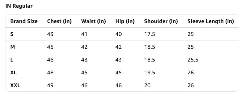 Size Guide