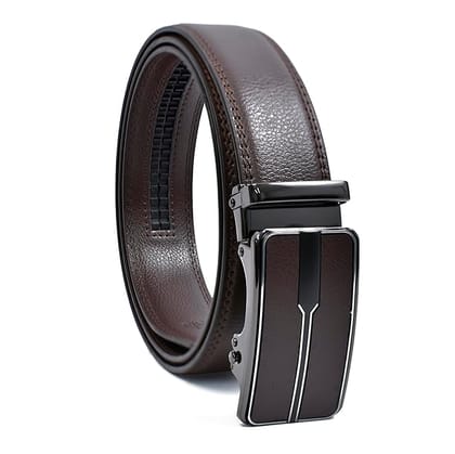 WildHorn Men's Genuine Leather Belt for Men| Premium Auto-Lock Buckle | Adjustable up to 48” | Formal & Casual Wear