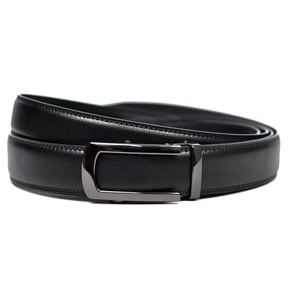 WildHorn Men's Genuine Leather Belt for Men| Premium Auto-Lock Buckle | Adjustable up to 48” (Premium Black)