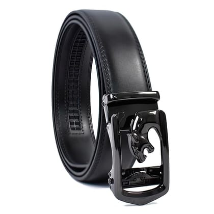 WildHorn Men's Genuine Leather Belt for Men| Premium Auto-Lock Buckle | Adjustable up to 48”
