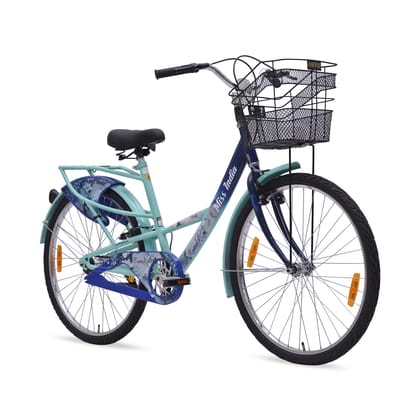 HERO Emerald 26 T (inch) Mountain Cycle (Single Speed, Blue, Rigid)