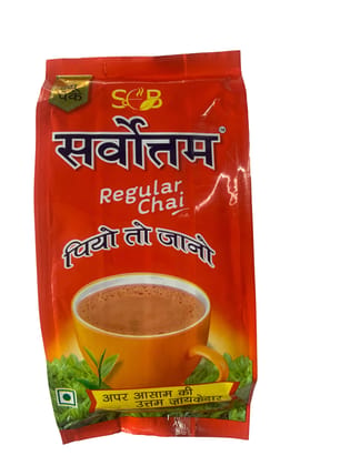Sarvottam Regular Chai, Strong & Aromatic Tea Sarvottam Regular Chai, Strong & Aromatic Tea