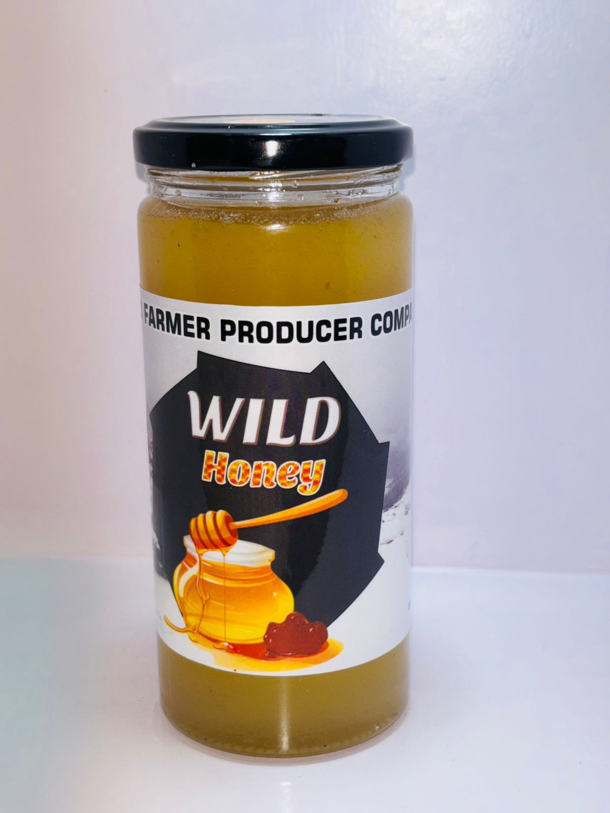 WILD Honey - Pure Natural Wildflower Honey Jar