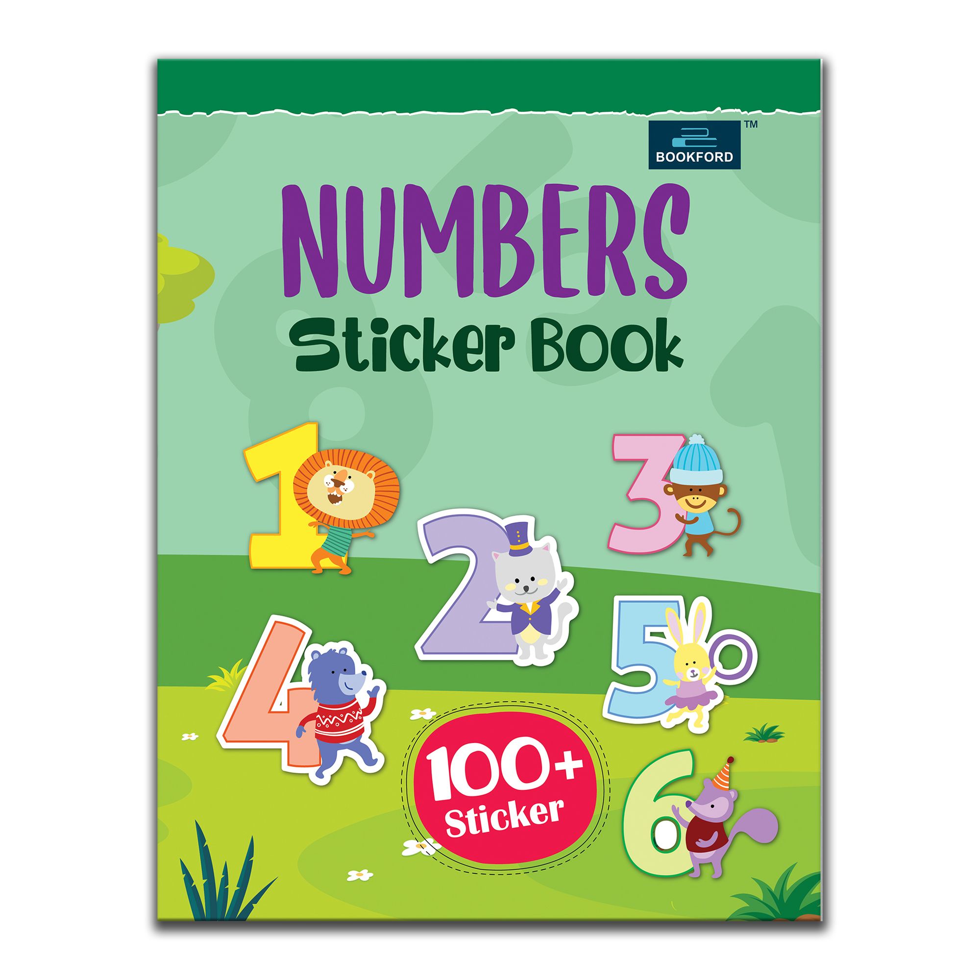 Numbers Sticker Book for kids and children