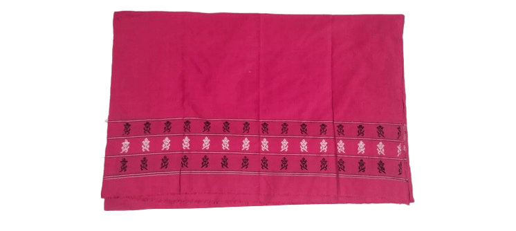 Assamese Traditional Riha - Pink
