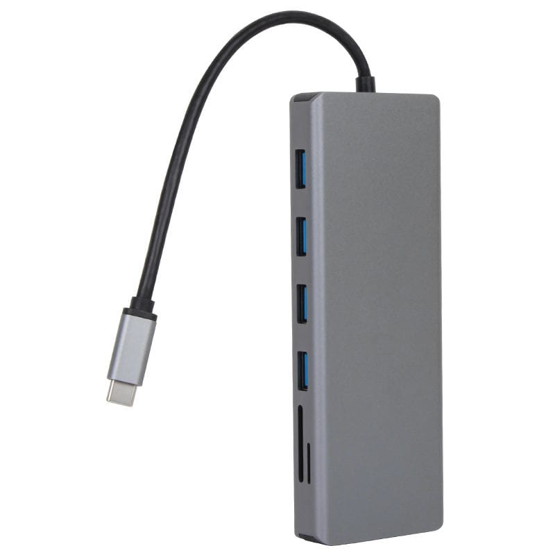 AUSHA 13-in-1 USB Type-C Docking Station | 4K HDMI, VGA, Gigabit Ethernet, 100W PD, Multi Card Reader, USB 3.0 Hub