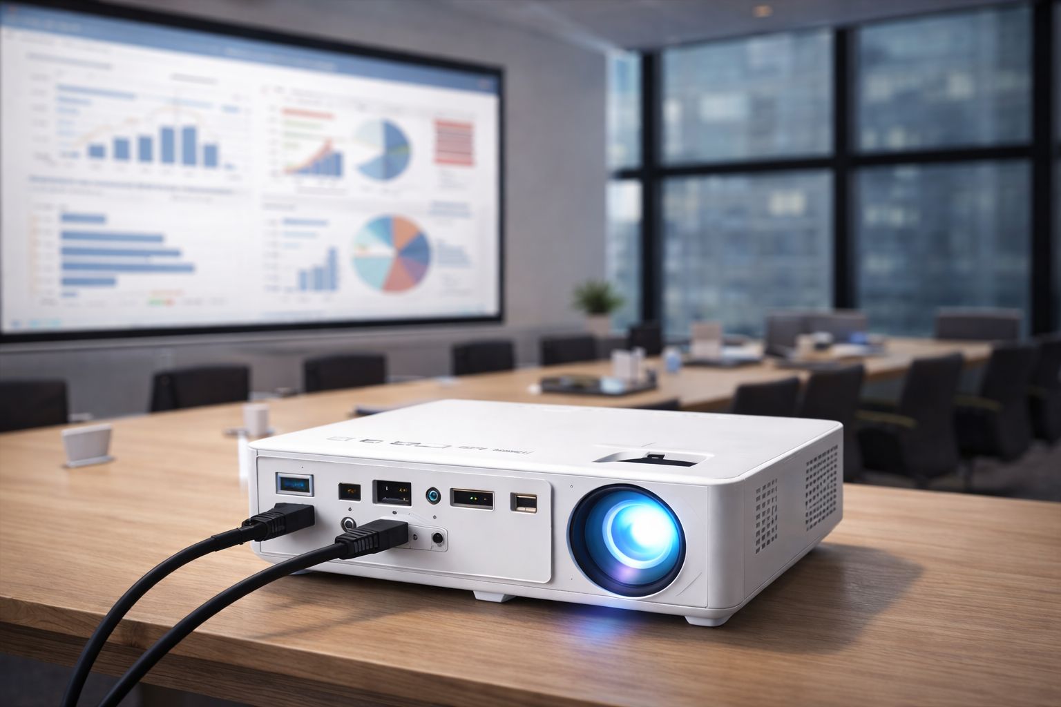 Professional Smart Projector | 4K Support | Office & Home Theatre Use