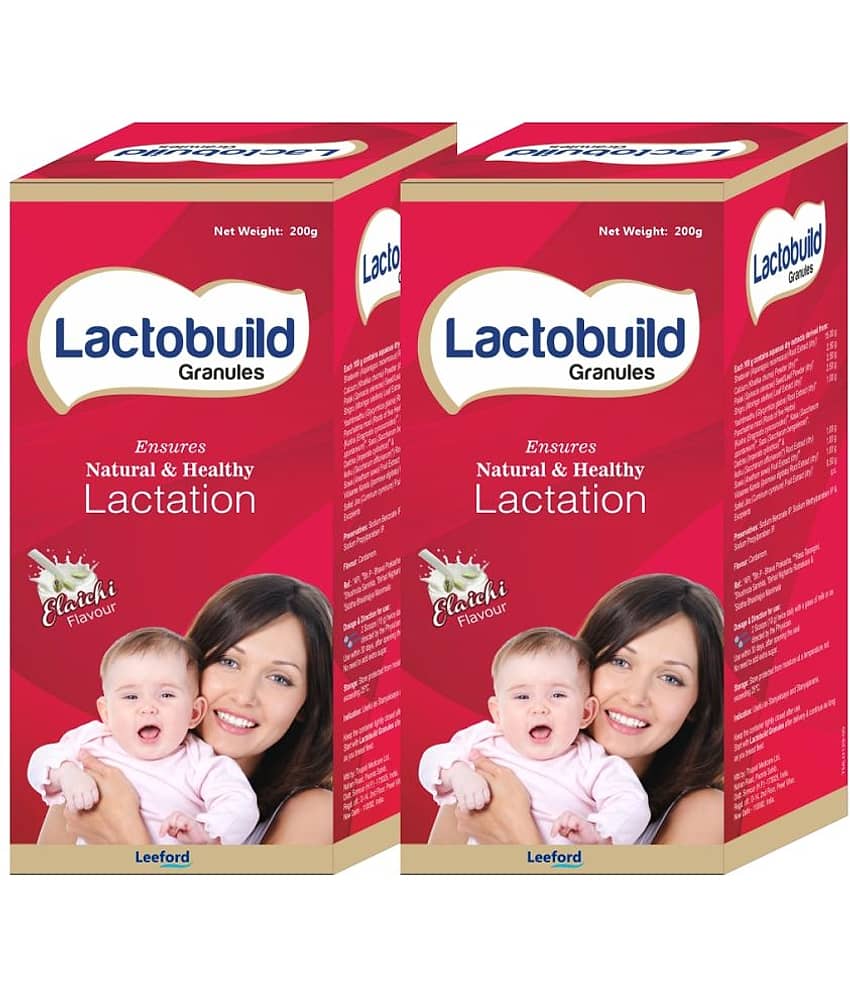Leeford Lactobuild powder - Ayurvedic & natural Lactation for Nursing Mothers (200g, Pack of 2)