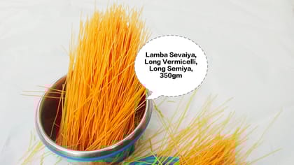 Lamba Sevaiya, Long Vermicelli, Long Semiya, Wheat Seviyan, Indian Long Noodles 350gm