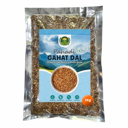 Pahadi Gahat Dal 1 kg by Kasaedevi Farmer Producer - Power of the Hills in Every Grain