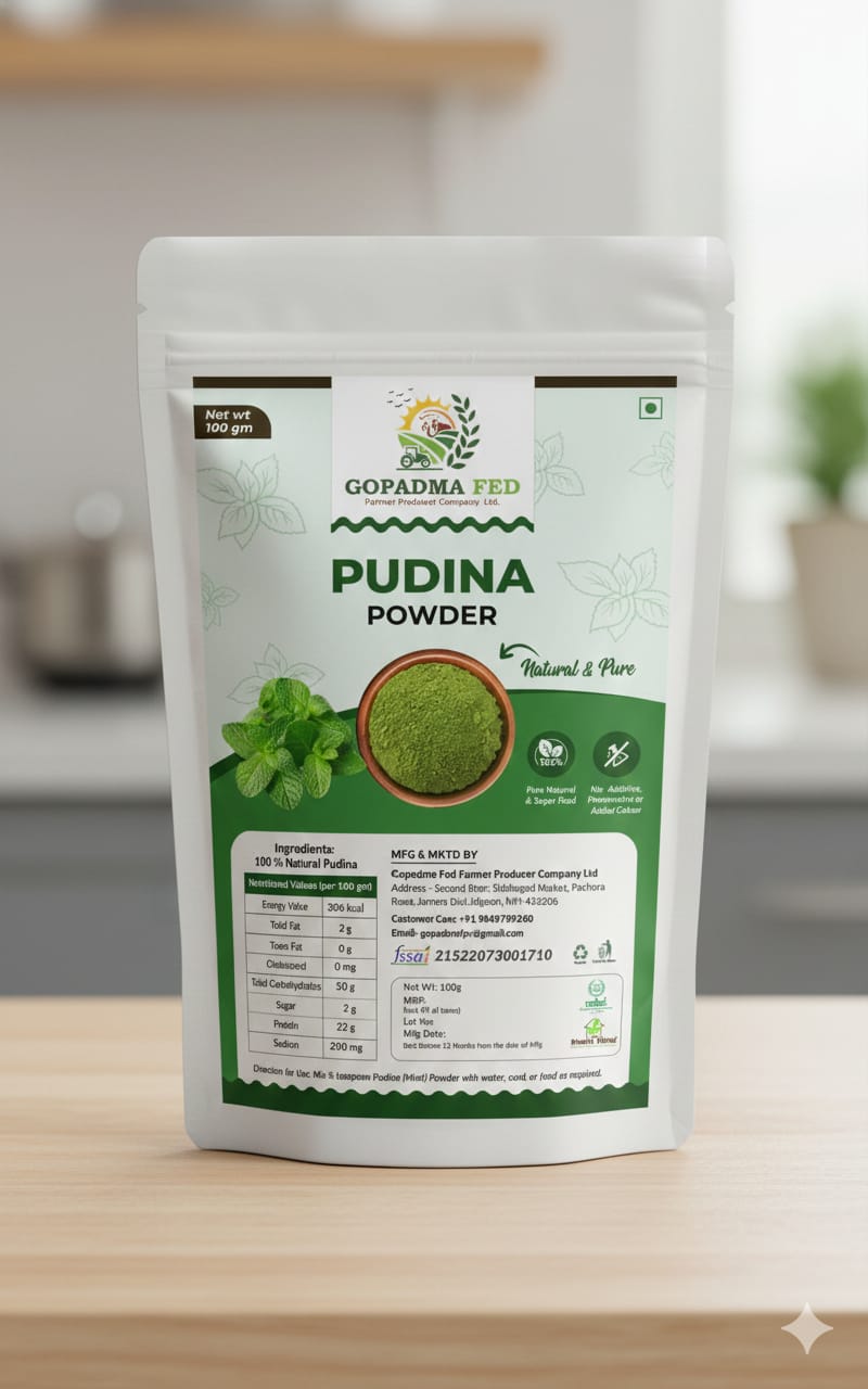 Pudhina (Mint) Powder - 100% Natural & Pure Super Food