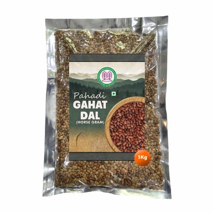 Pahadi Gahat Dal 1 kg by Trijuginarayan Farmer Producer Company - Power of the Hills in Every Grain