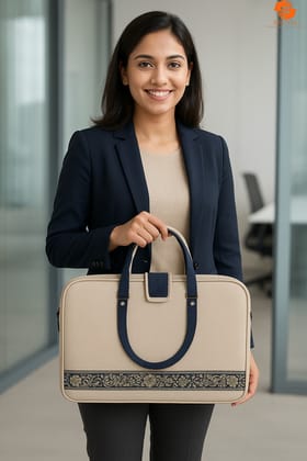 Prattya Jute made Classis Unisex Laptop bag Prattya Jute made Classis Unisex Laptop bag